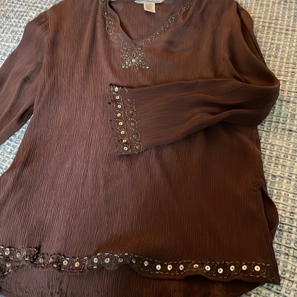 Silk Tunic with beaded detailing - Picture 6 of 8